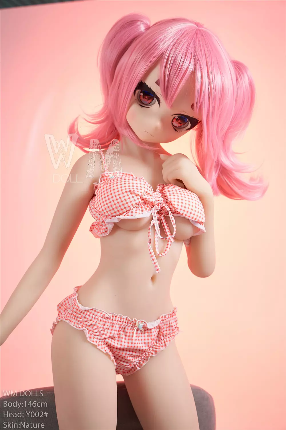 WM S-TPE 146cm Anime TPE Sex Doll with PVC Head #Y003